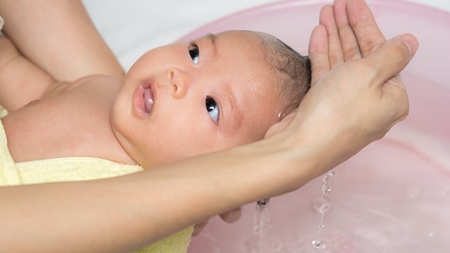 乳児湿疹を防ぐ洗い方